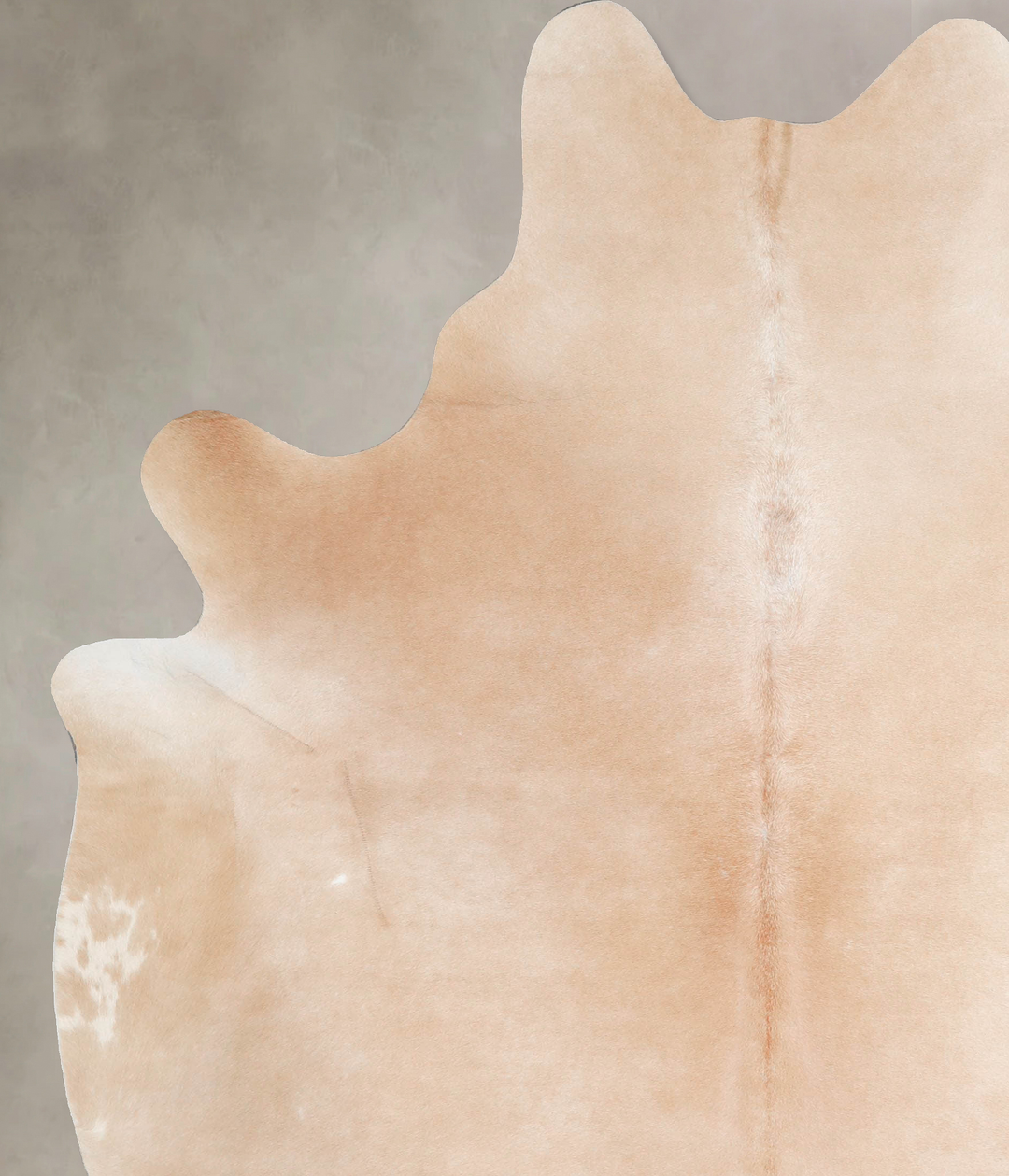 Beige X-Large Brazilian Cowhide Rug 7'10"H x 5'10"W #A46752 by Hudson 