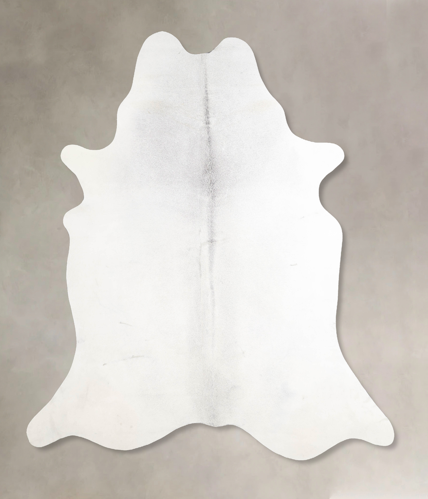Light Grey X-Large Brazilian Cowhide Rug 7'3"H x 6'6"W #A46757 by Hudson Hides