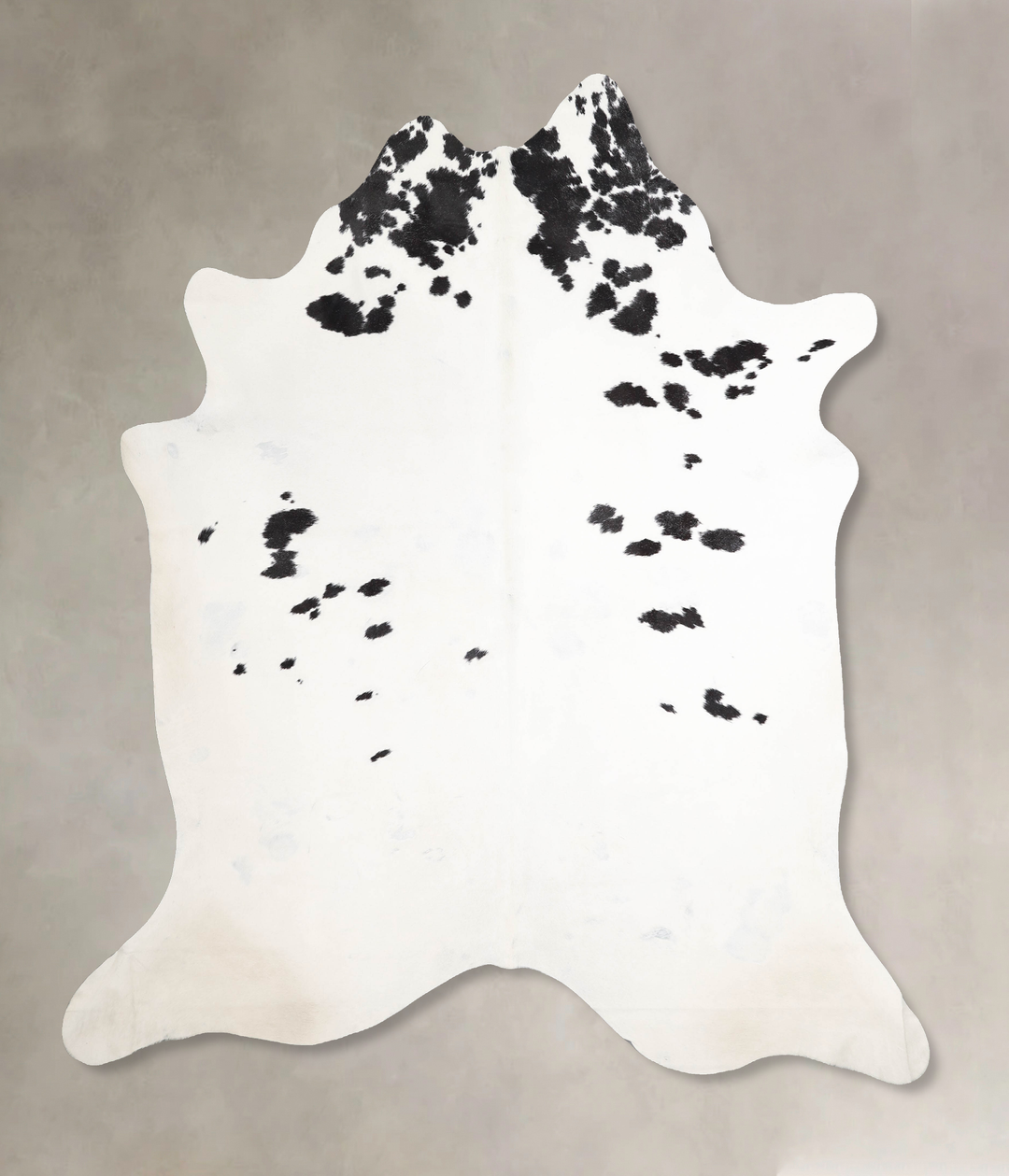 Black and White XX-Large Brazilian Cowhide Rug 7'7"H x 6'7"W #A46777 b