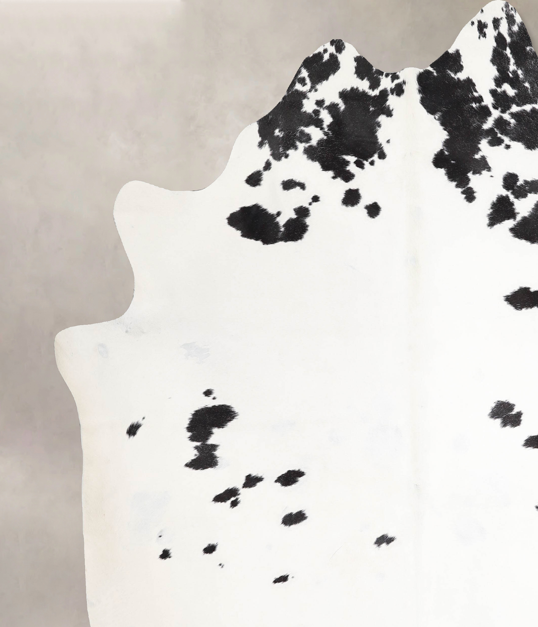 Black and White XX-Large Brazilian Cowhide Rug 7'7"H x 6'7"W #A46777 b