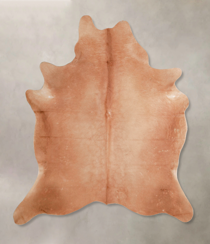 Solid Brown X-Large Brazilian Cowhide Rug 6'9"H x 6'0"W #A46788 by Hudson Hides