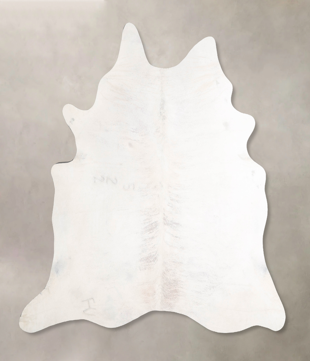 Light Grey X-Large Brazilian Cowhide Rug 6'11"H x 6'4"W #A46792 by Hud