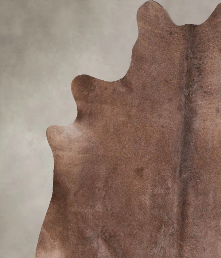 Taupe Large Brazilian Cowhide Rug 6'3"H x 6'4"W #A46793 by Hudson Hides