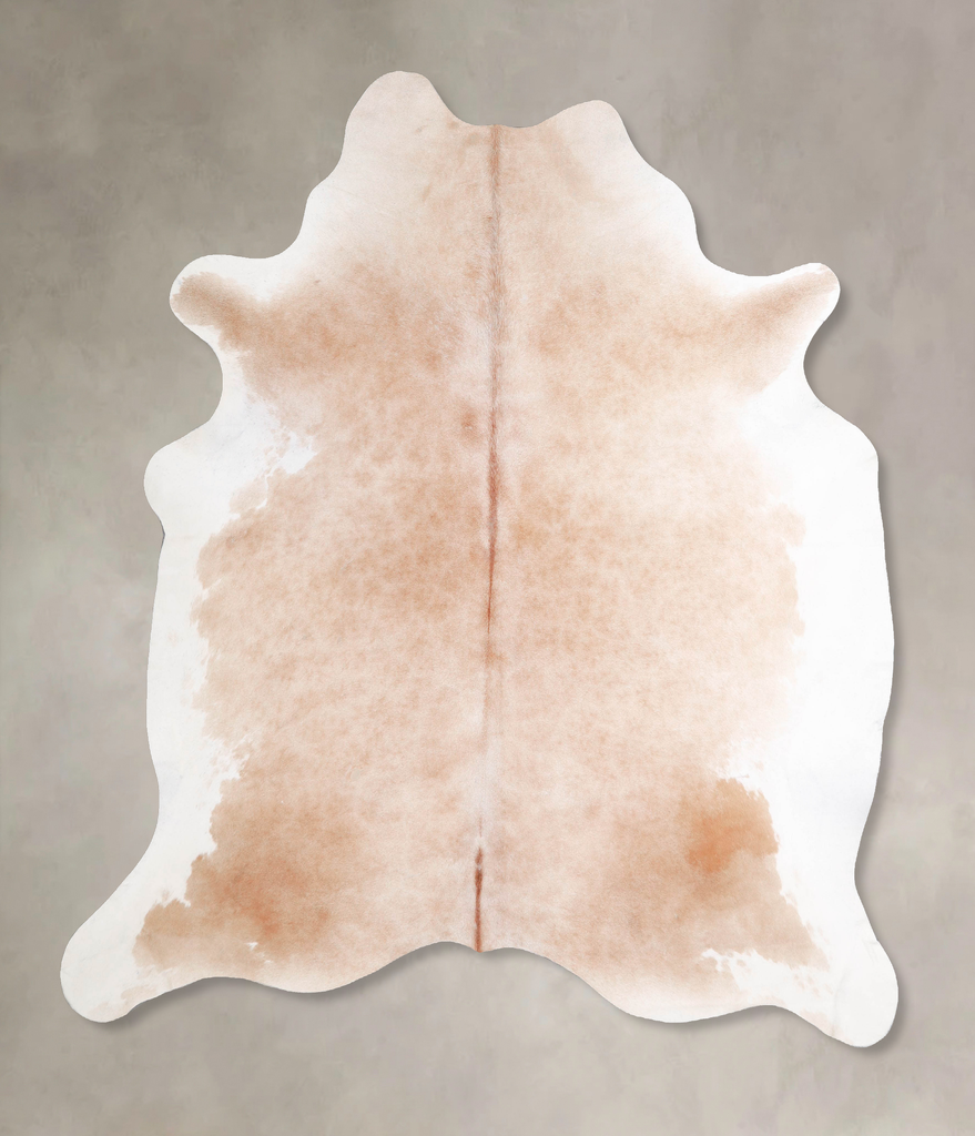 Light Caramel X-Large Brazilian Cowhide Rug 6'10"H x 6'3"W #A46800 by Hudson Hides