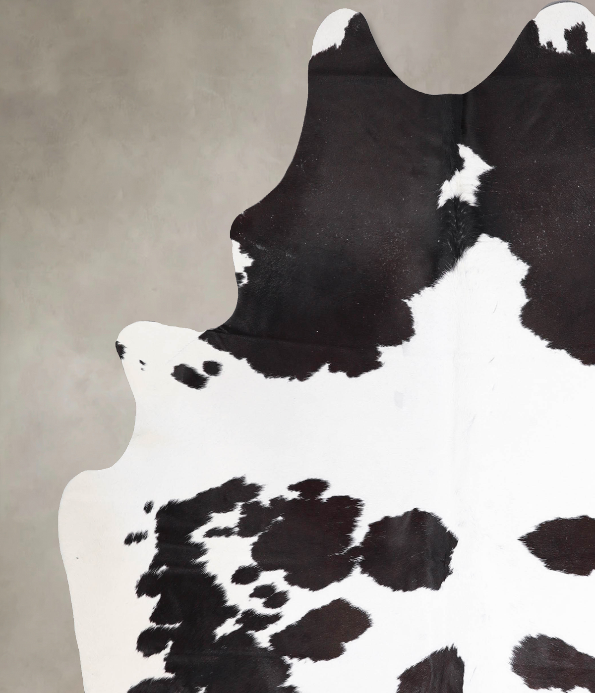 Black and White XX-Large Brazilian Cowhide Rug 7'11"H x 6'6"W #A46801 by Hudson Hides