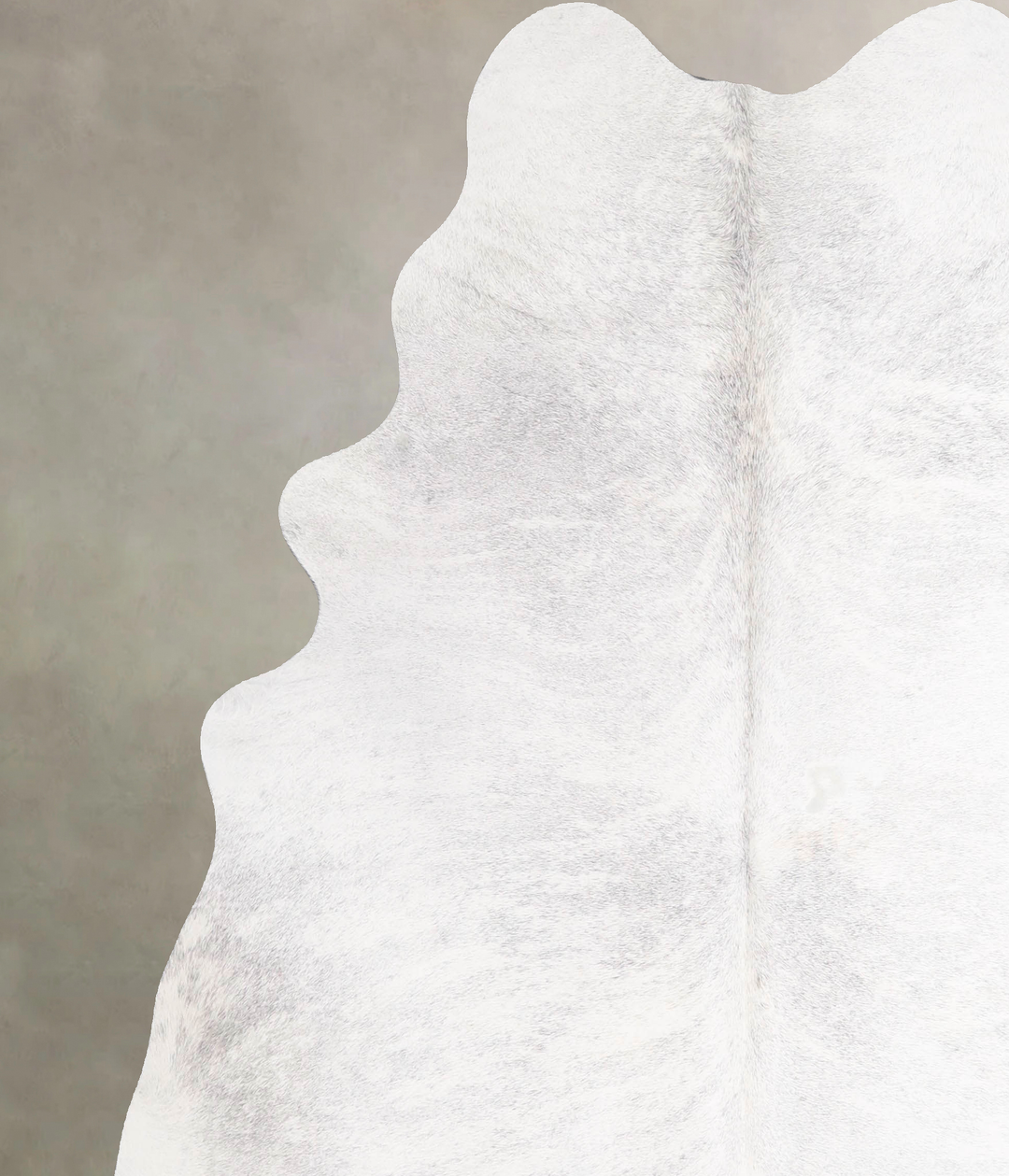 Light Grey X-Large Brazilian Cowhide Rug 6'10"H x 6'0"W #A46816 by Hud