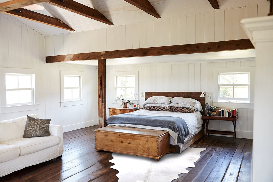 Light Grey X-Large Brazilian Cowhide Rug 6'10"H x 6'0"W #A46816 by Hud