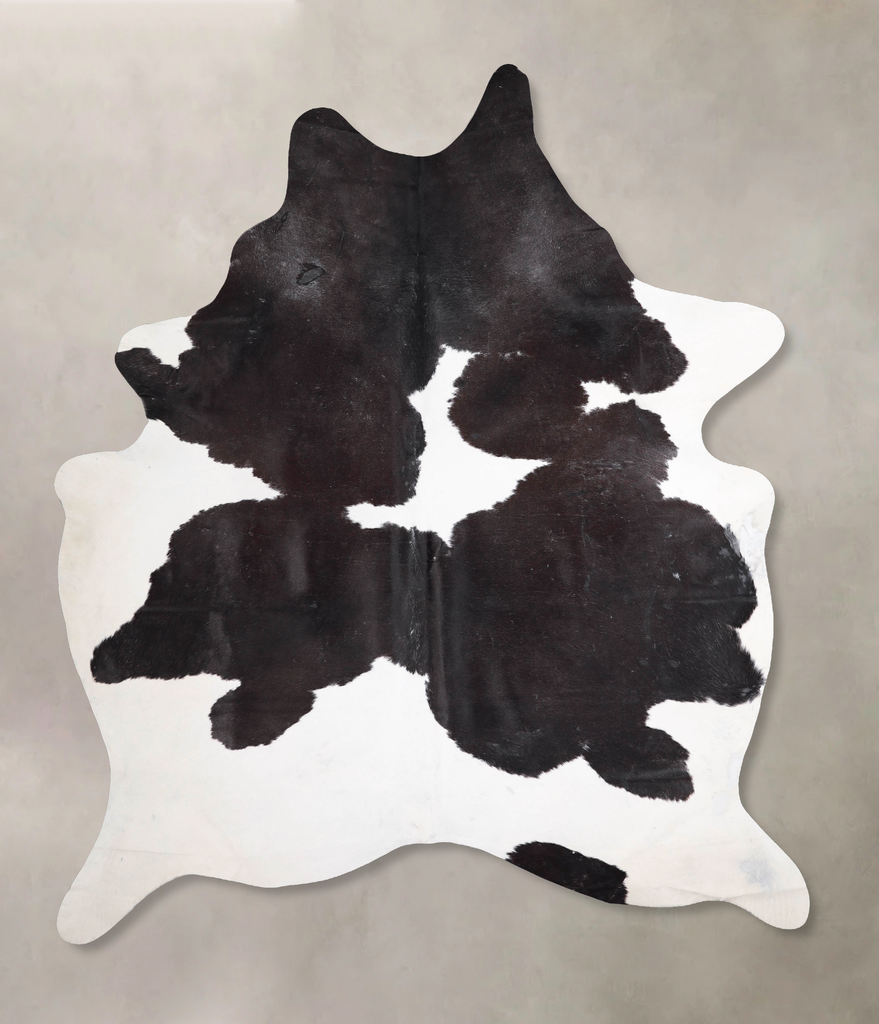 Black and White XX-Large Brazilian Cowhide Rug 8'11"H x 6'8"W #A46853 by Hudson Hides