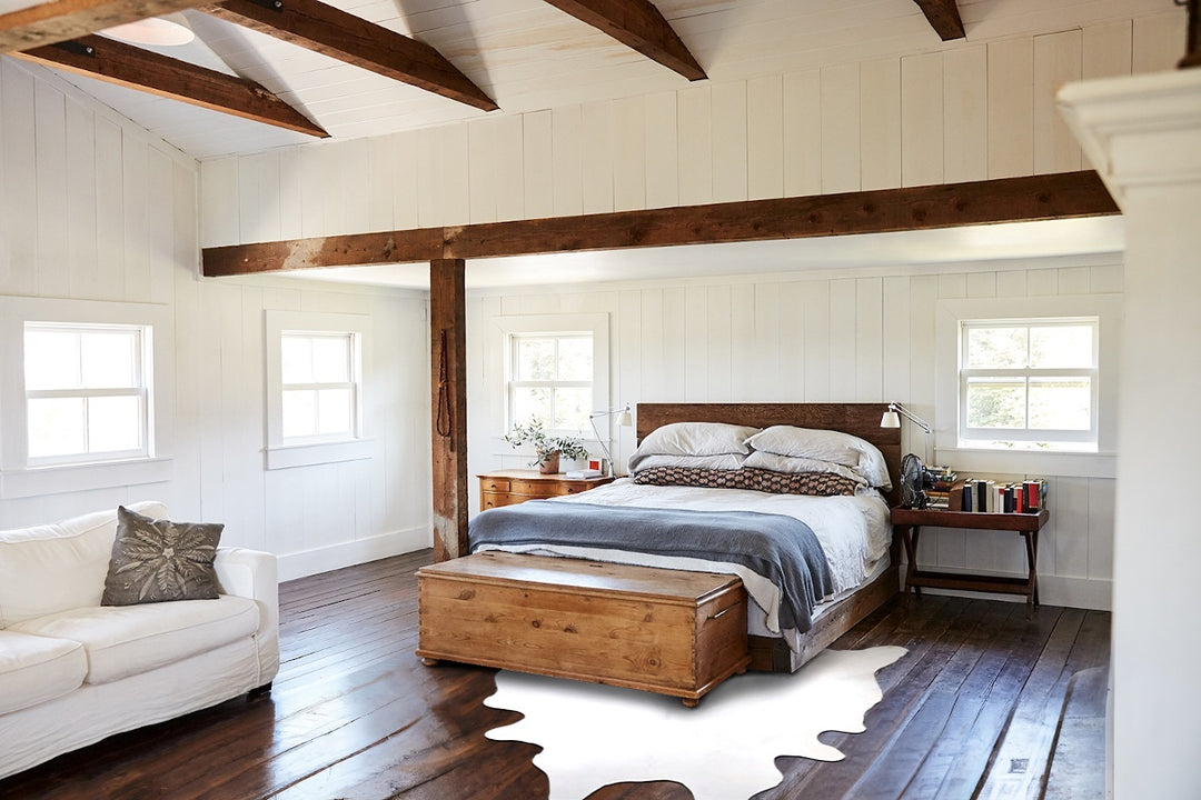 Light Grey XX-Large Brazilian Cowhide Rug 7'10"H x 7'6"W #A46854 by Hu