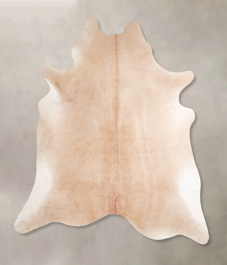 Beige XX-Large Brazilian Cowhide Rug 8'7"H x 7'5"W #A46857 by Hudson Hides