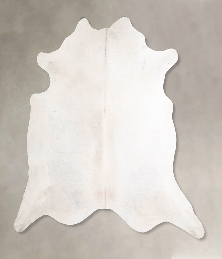 Ivory with Beige XX-Large Brazilian Cowhide Rug 7'10"H x 8'3"W #A46863 by Hudson Hides