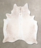 Ivory with Beige XX-Large Brazilian Cowhide Rug 8'2