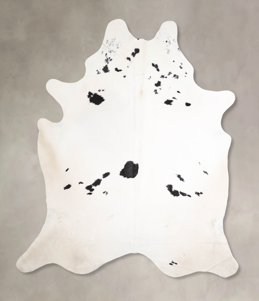 Black and White XX-Large Brazilian Cowhide Rug 8'10"H x 7'1"W #A46871 by Hudson Hides