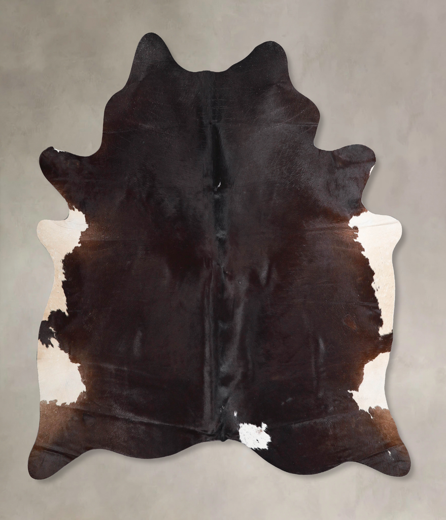 Chocolate X-Large Brazilian Cowhide Rug 6'10"H x 6'2"W #A46907 by Hudson Hides