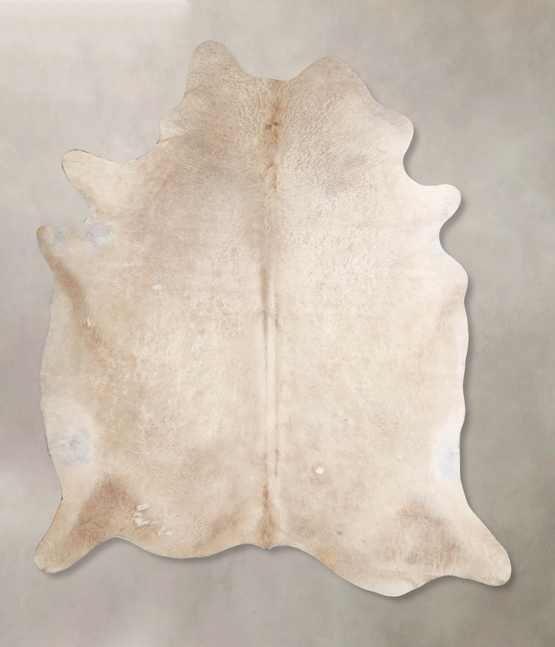 Champagne X-Large Brazilian Cowhide Rug 7'2"H x 6'5"W #A46912 by Hudso