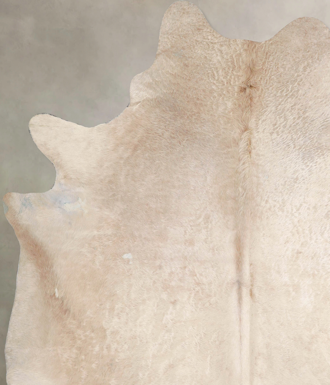 Champagne X-Large Brazilian Cowhide Rug 7'2"H x 6'5"W #A46912 by Hudso