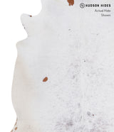 Salt and Pepper Brown X-Large Brazilian Cowhide Rug 7'4"H x 6'3"W #A4692 by Hudson Hides