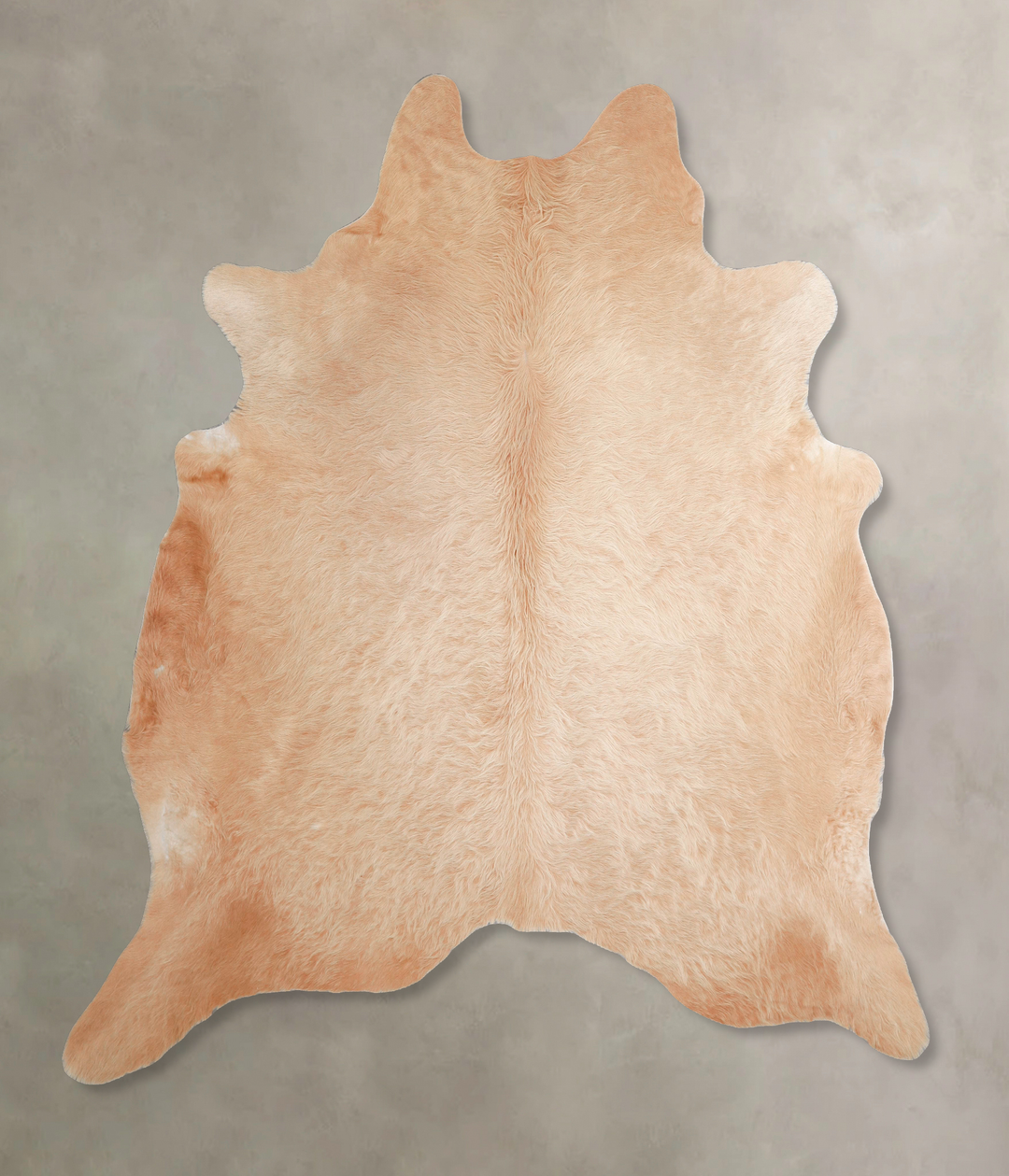 Beige XX-Large Brazilian Cowhide Rug 7'6"H x 7'3"W #A46925 by Hudson H