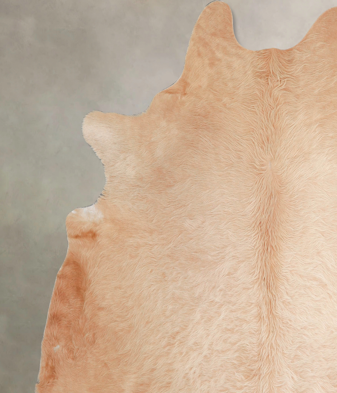 Beige XX-Large Brazilian Cowhide Rug 7'6"H x 7'3"W #A46925 by Hudson H