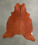 Solid Brown Large Brazilian Cowhide Rug 5'10"H x 5'11"W #A46937 by Hudson Hides