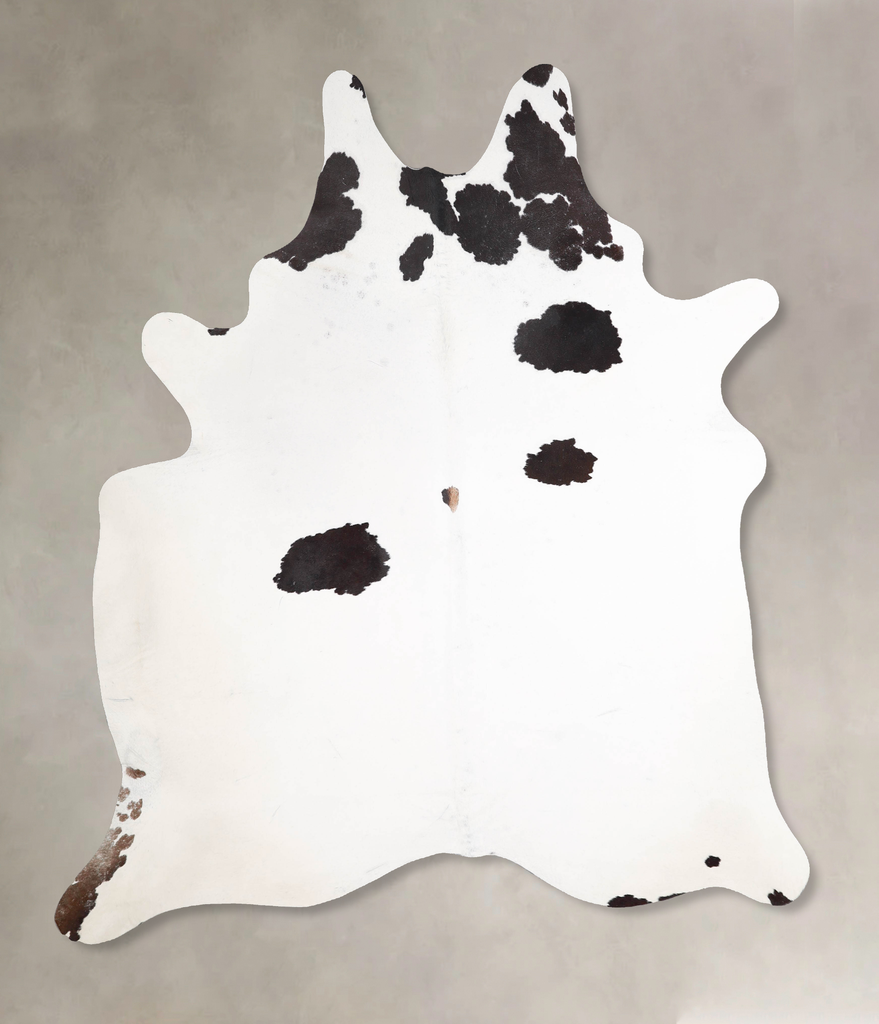 Black and White X-Large Brazilian Cowhide Rug 7'10"H x 6'2"W #A46945 by Hudson Hides