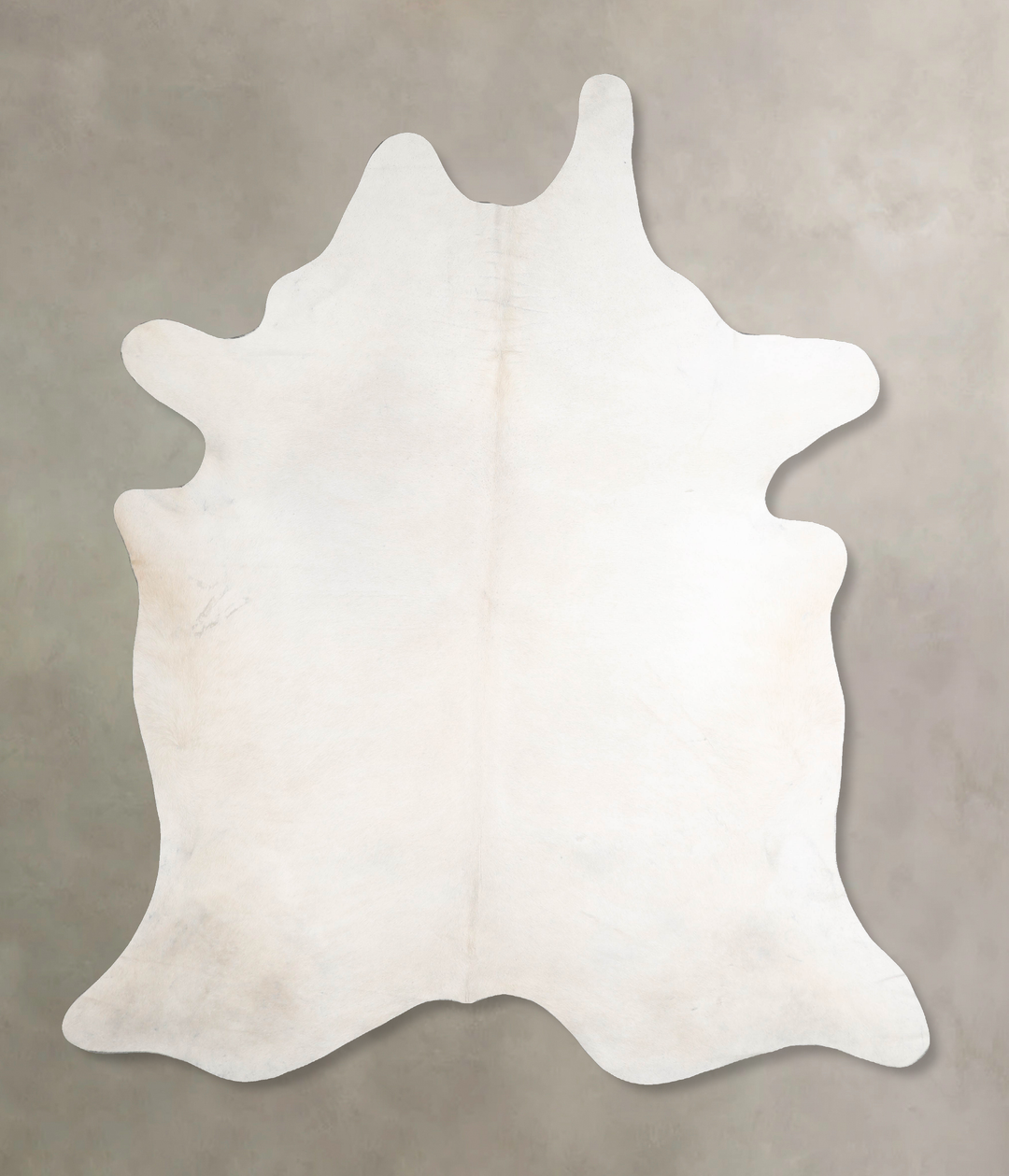 Ivory with Beige XX-Large Brazilian Cowhide Rug 8'5"H x 7'2"W #A46951 
