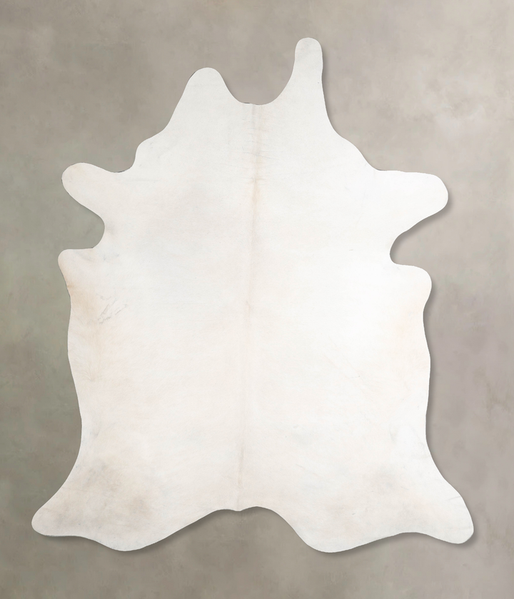 Ivory with Beige XX-Large Brazilian Cowhide Rug 8'5"H x 7'2"W #A46951 by Hudson Hides