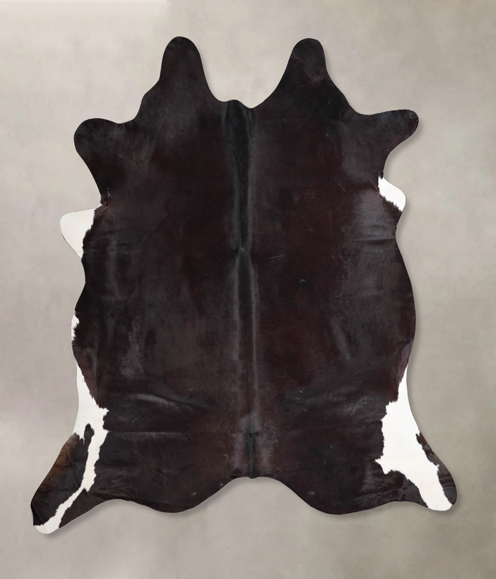 Black and White XX-Large Brazilian Cowhide Rug 7'8"H x 7'2"W #A46952 by Hudson Hides