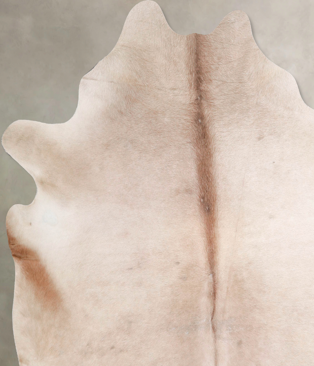 Champagne X-Large Brazilian Cowhide Rug 7'1"H x 7'0"W #A46974 by Hudso