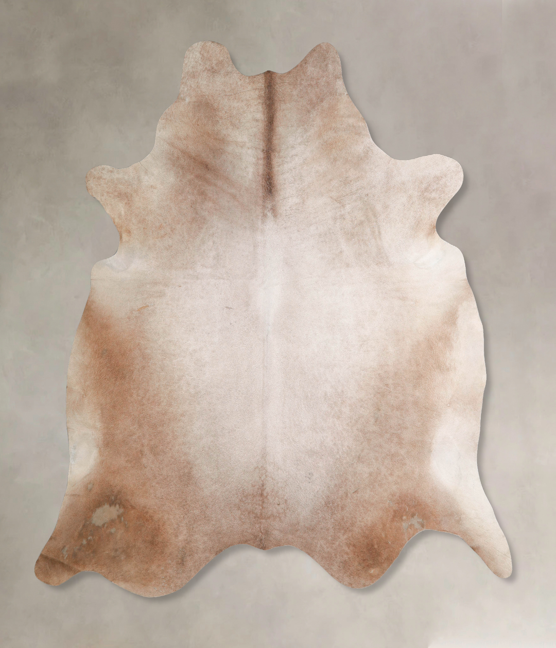 Champagne XX-Large Brazilian Cowhide Rug 7'4"H x 6'10"W #A46978 by Hud