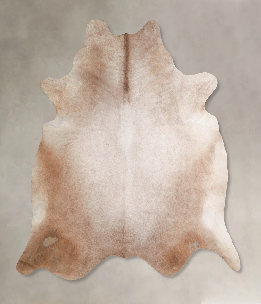 Champagne XX-Large Brazilian Cowhide Rug 7'4"H x 6'10"W #A46978 by Hudson Hides