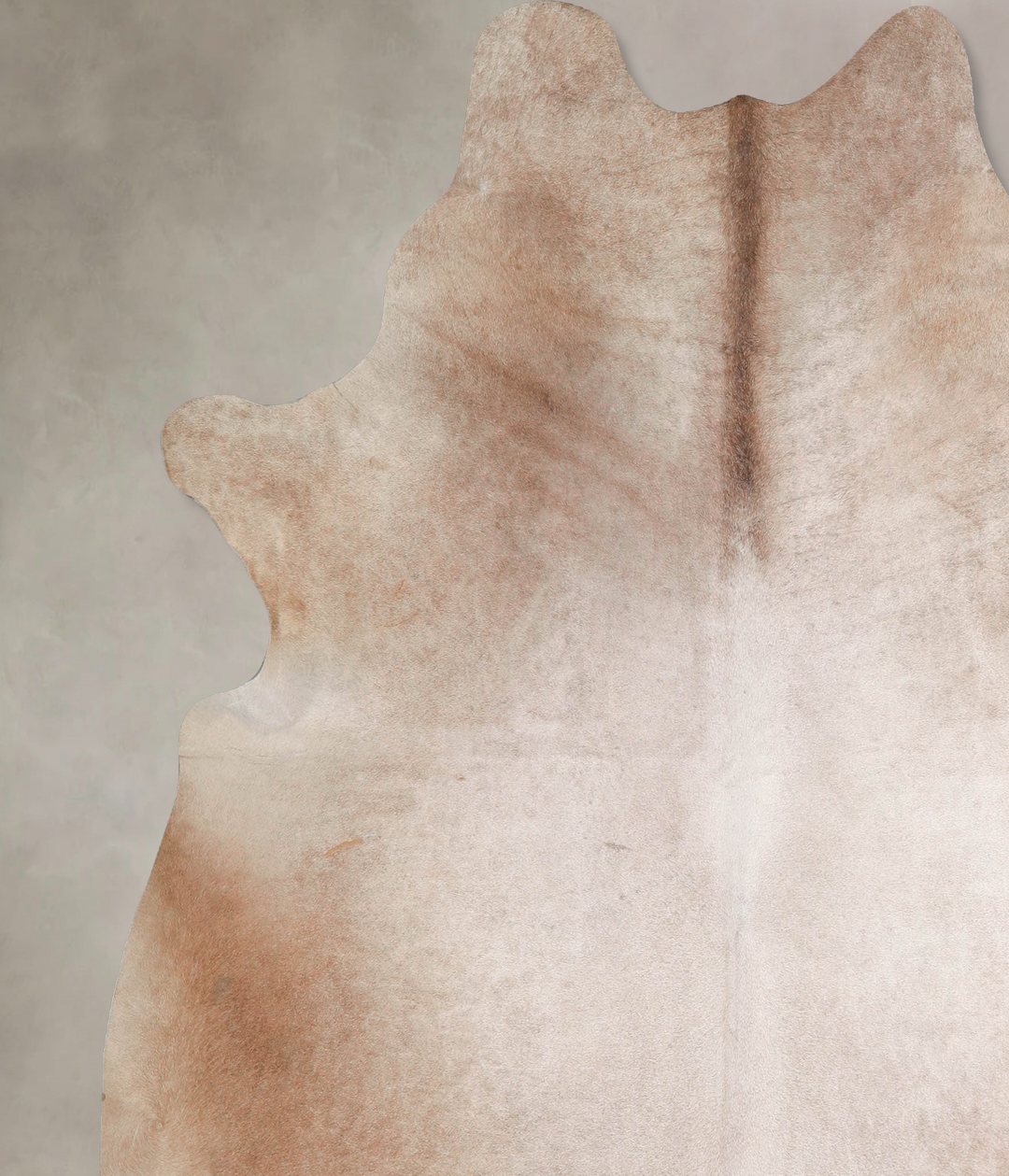 Champagne XX-Large Brazilian Cowhide Rug 7'4"H x 6'10"W #A46978 by Hud