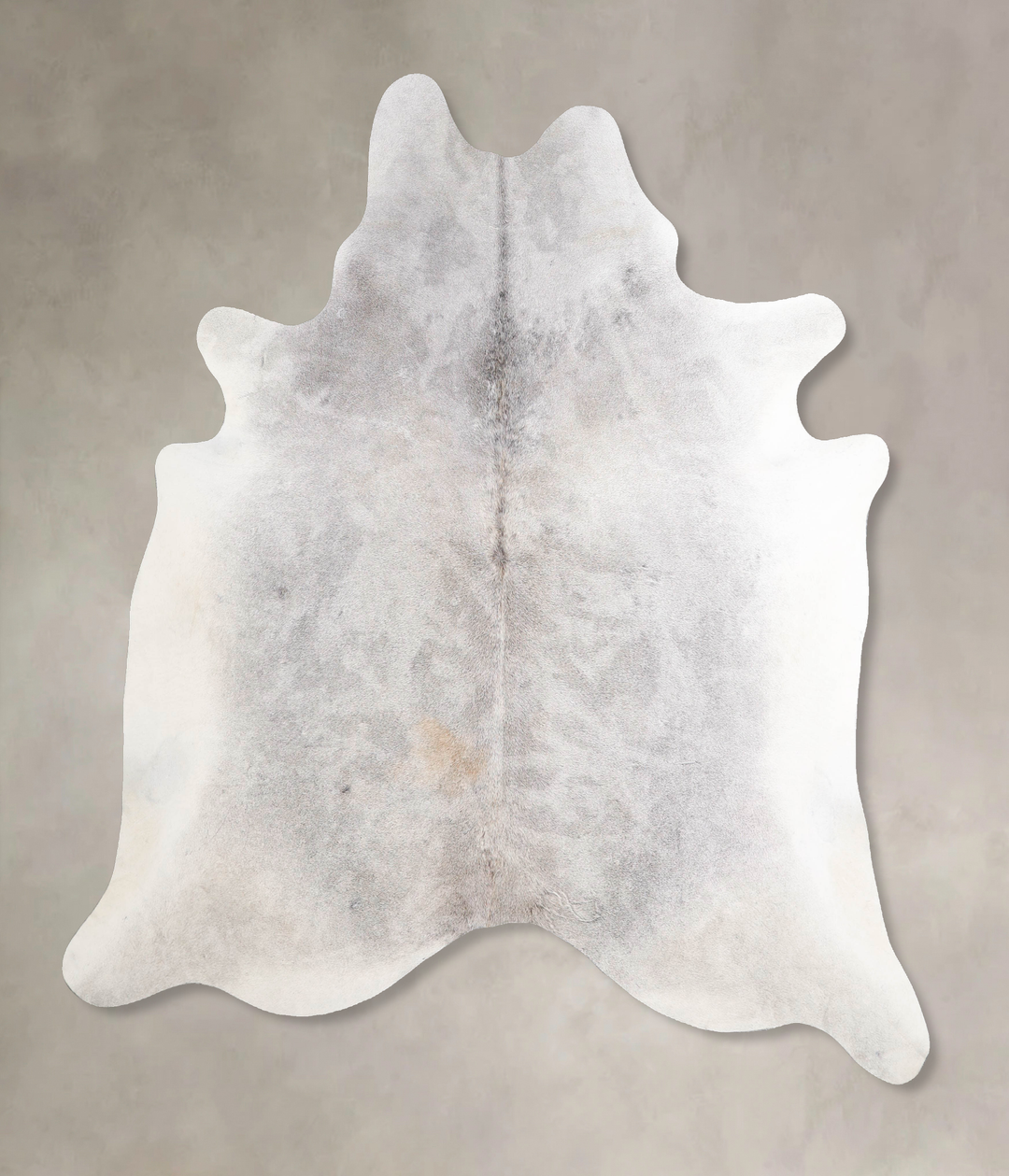 Medium Grey X-Large Brazilian Cowhide Rug 6'10"H x 6'2"W #A46996 by Hu