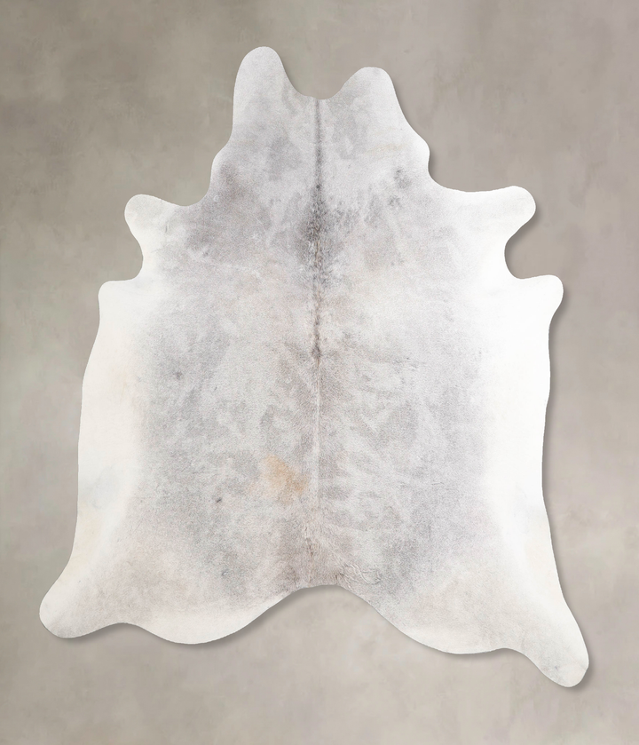 Medium Grey X-Large Brazilian Cowhide Rug 6'10"H x 6'2"W #A46996 by Hudson Hides