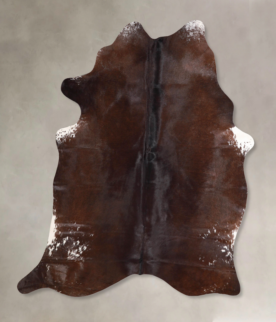 Chocolate Large Brazilian Cowhide Rug 6'10"H x 5'8"W #A47004 by Hudson Hides