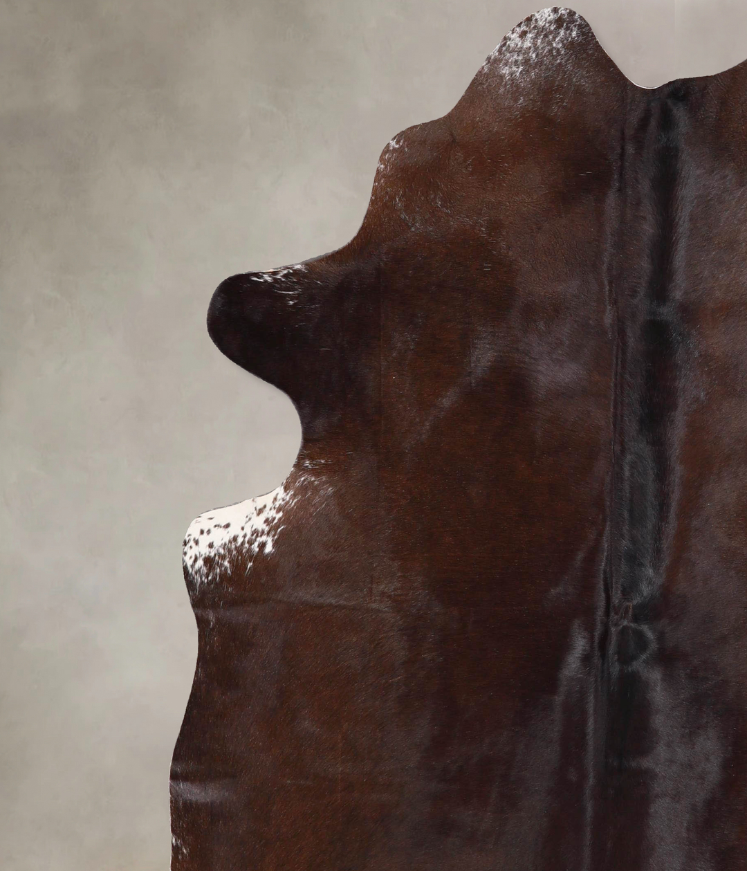 Chocolate Large Brazilian Cowhide Rug 6'10"H x 5'8"W #A47004 by Hudson