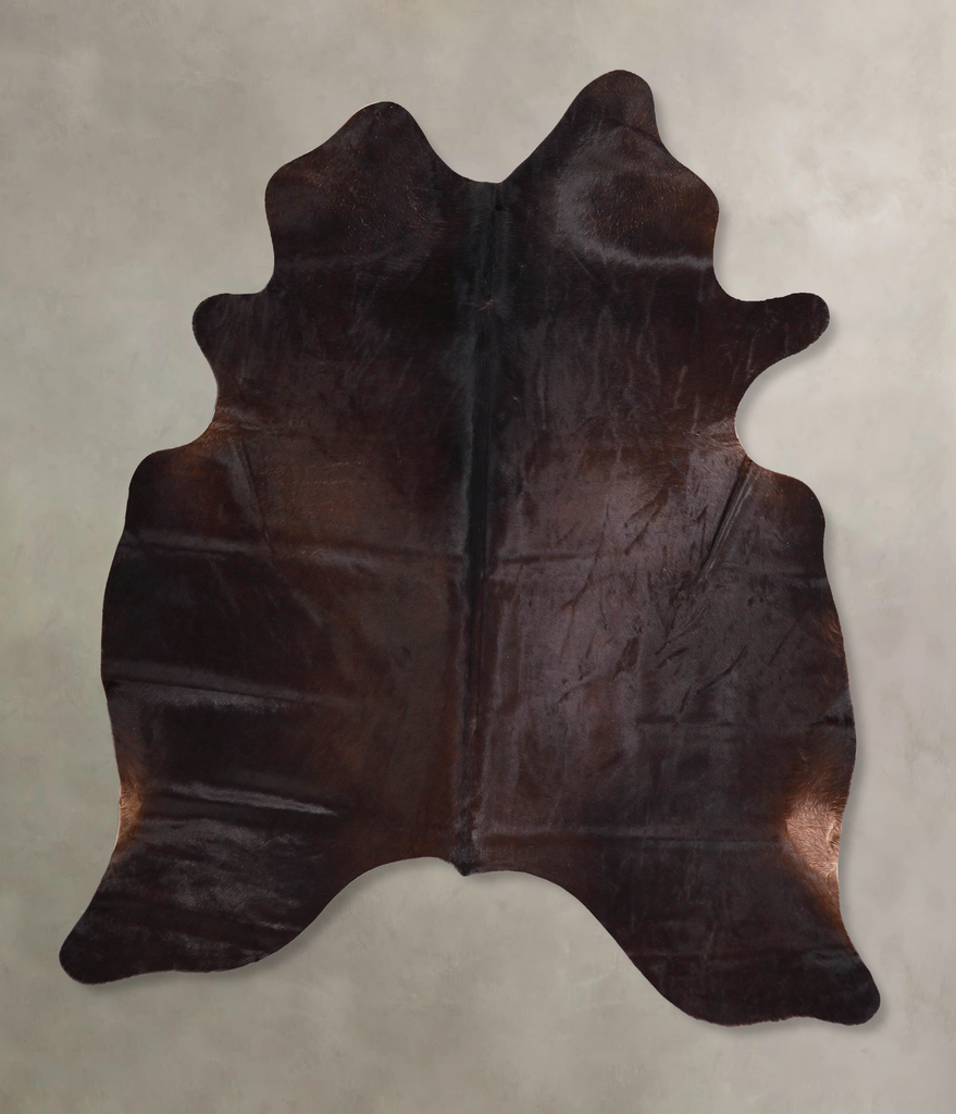 Chocolate Large Brazilian Cowhide Rug 6'10"H x 5'8"W #A47007 by Hudson Hides
