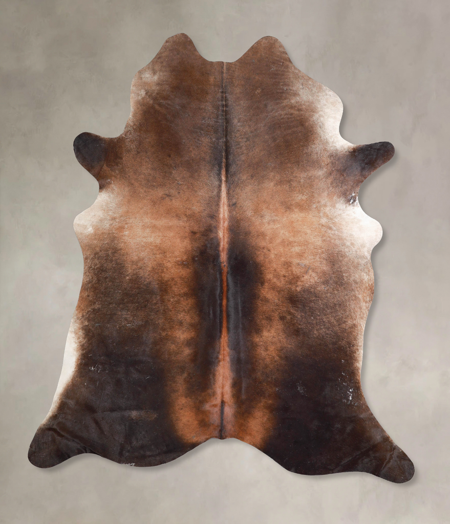 Chocolate X-Large Brazilian Cowhide Rug 7'2"H x 6'4"W #A47015 by Hudson Hides