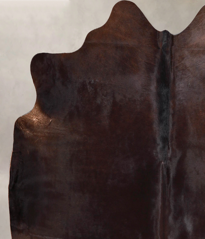Chocolate Large Brazilian Cowhide Rug 5'9"H x 6'0"W #A47022 by Hudson Hides