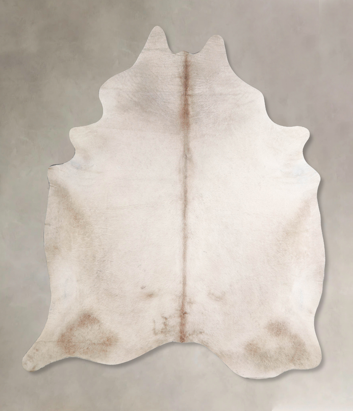 Champagne X-Large Brazilian Cowhide Rug 7'5"H x 6'4"W #A47039 by Hudson Hides