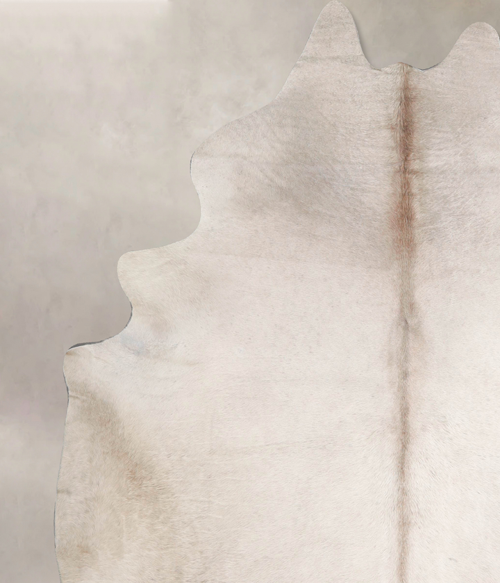 Champagne X-Large Brazilian Cowhide Rug 7'5"H x 6'4"W #A47039 by Hudson Hides