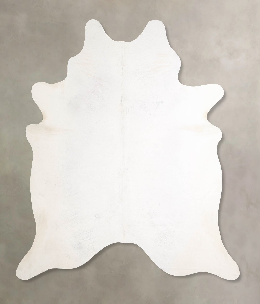 Light Grey X-Large Brazilian Cowhide Rug 7'7"H x 6'7"W #A47045 by Huds