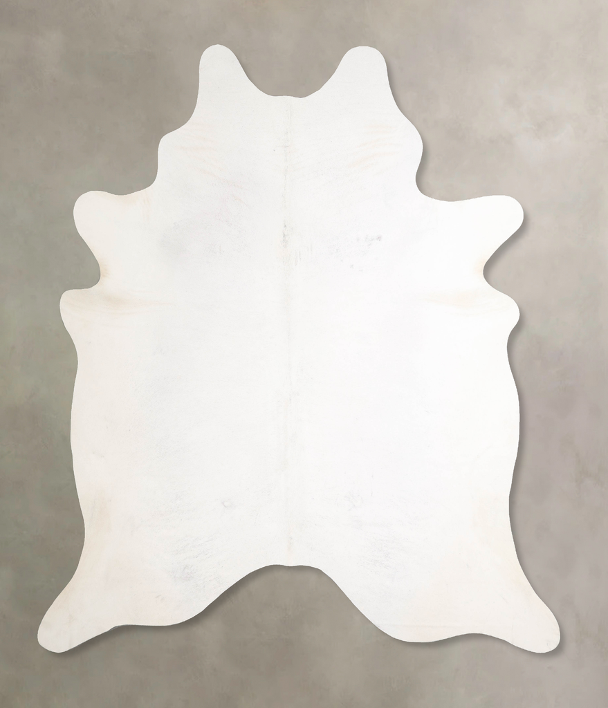 Light Grey X-Large Brazilian Cowhide Rug 7'7"H x 6'7"W #A47045 by Hudson Hides
