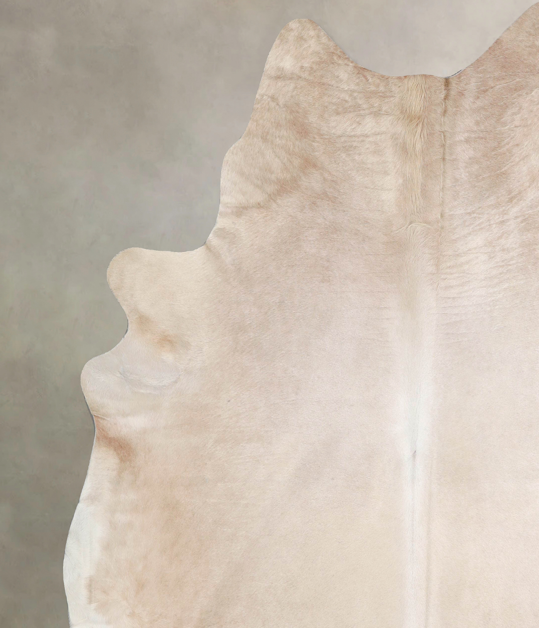 Champagne XX-Large Brazilian Cowhide Rug 7'8"H x 6'8"W #A47059 by Huds