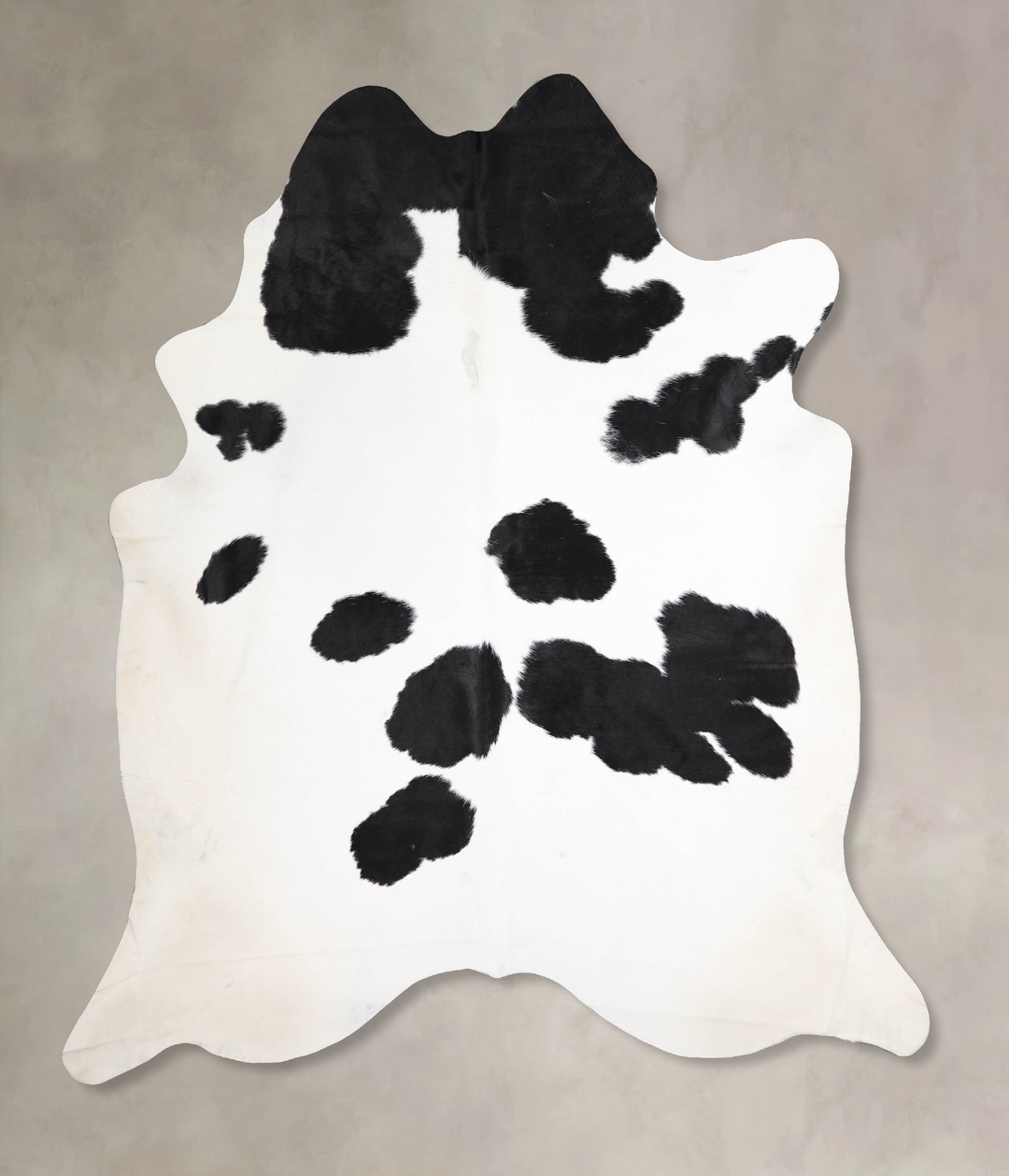 Black and White XX-Large Brazilian Cowhide Rug 8'3"H x 7'9"W #A47064 b