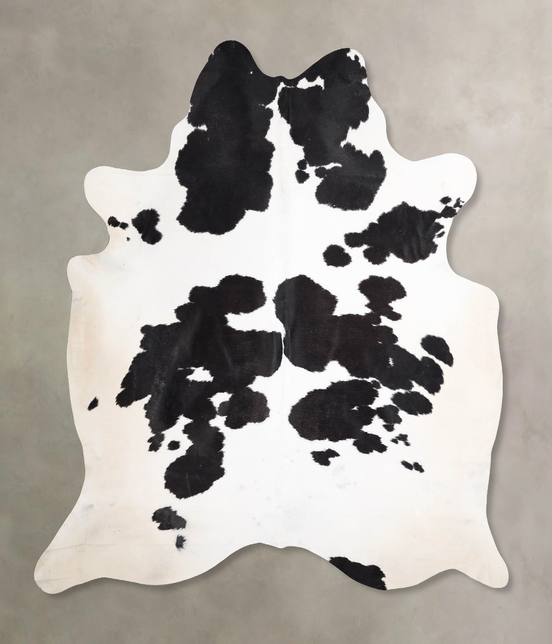 Black and White XX-Large Brazilian Cowhide Rug 7'7"H x 7'3"W #A47066 b