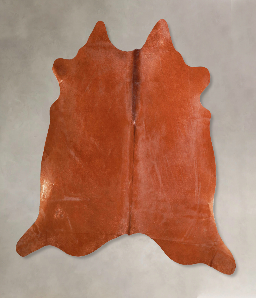 Solid Brown X-Large Brazilian Cowhide Rug 6'4"H x 6'10"W #A47069 by Hu