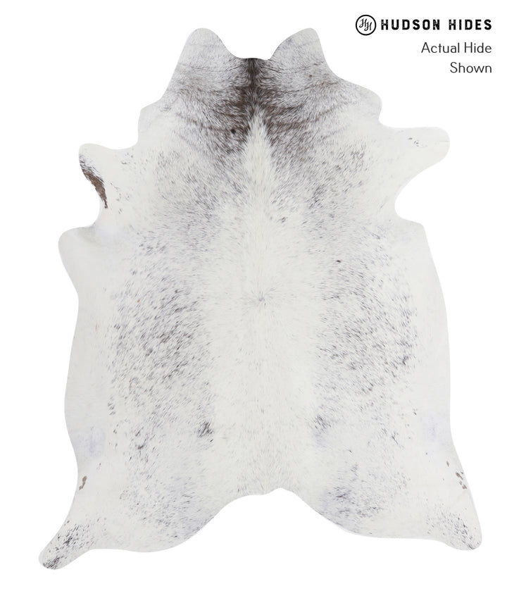 Salt and Pepper Black X-Large Brazilian Cowhide Rug 7'4"H x 5'11"W #A4707 by Hudson Hides