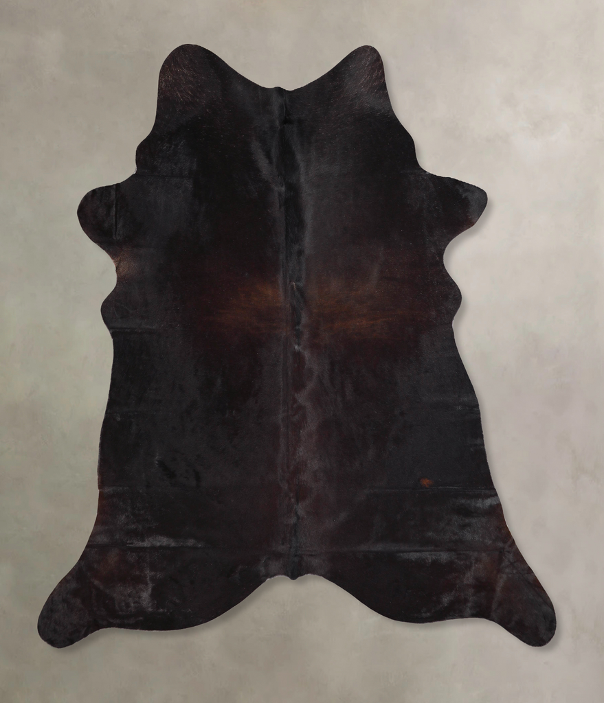 Chocolate X-Large Brazilian Cowhide Rug 7'0"H x 6'6"W #A47073 by Hudson Hides