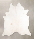 Ivory with Beige XX-Large Brazilian Cowhide Rug 8'8"H x 7'5"W #A47078 by Hudson Hides